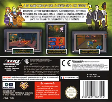 Scooby-Doo! - Qui Regarde Qui (France) (En,Fr) box cover back